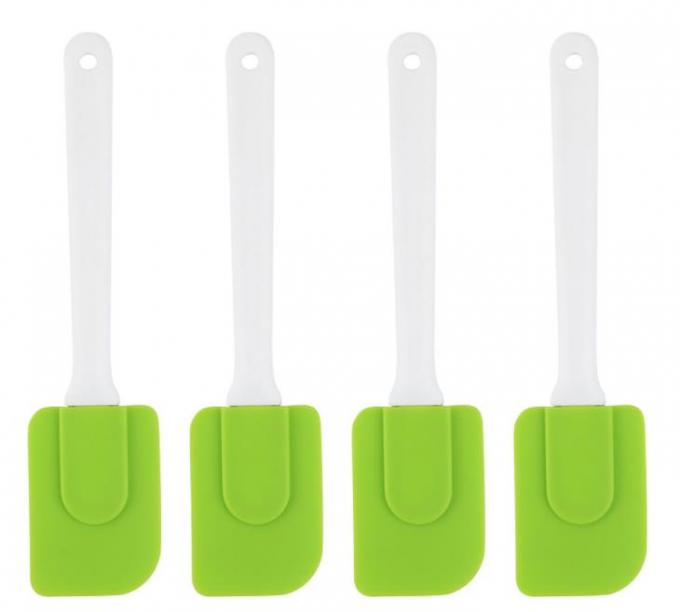 FDA Silicone spatula sets with plastic handle custom patone color available