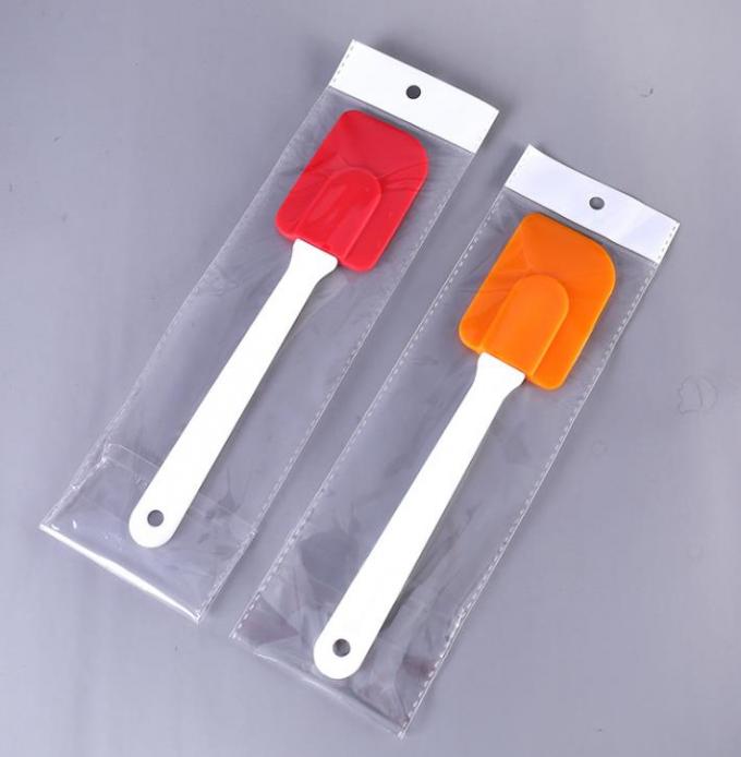 FDA Silicone spatula sets with plastic handle custom patone color available