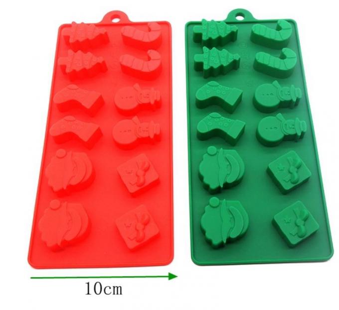 Christmas Cool Ice Cube Trays Food Safe Material Non Harmful Storage Container