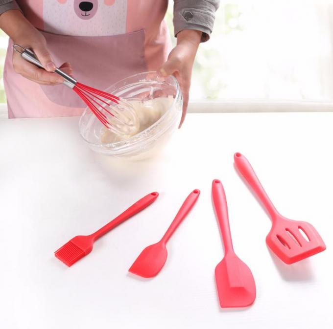 Food Grade Silicone Kithen tools sets with 5 different silicone tools
