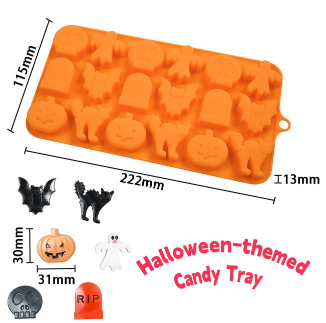 Spooktacular Halloween Baking: Create Spooky Treats with Our New Silicone Candy Molds