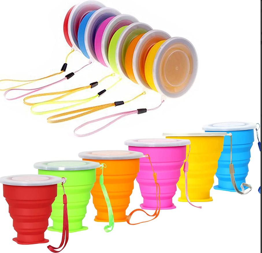 Portable Food Grade Silicone collapsible travelling usage foldable cup | Featured Image