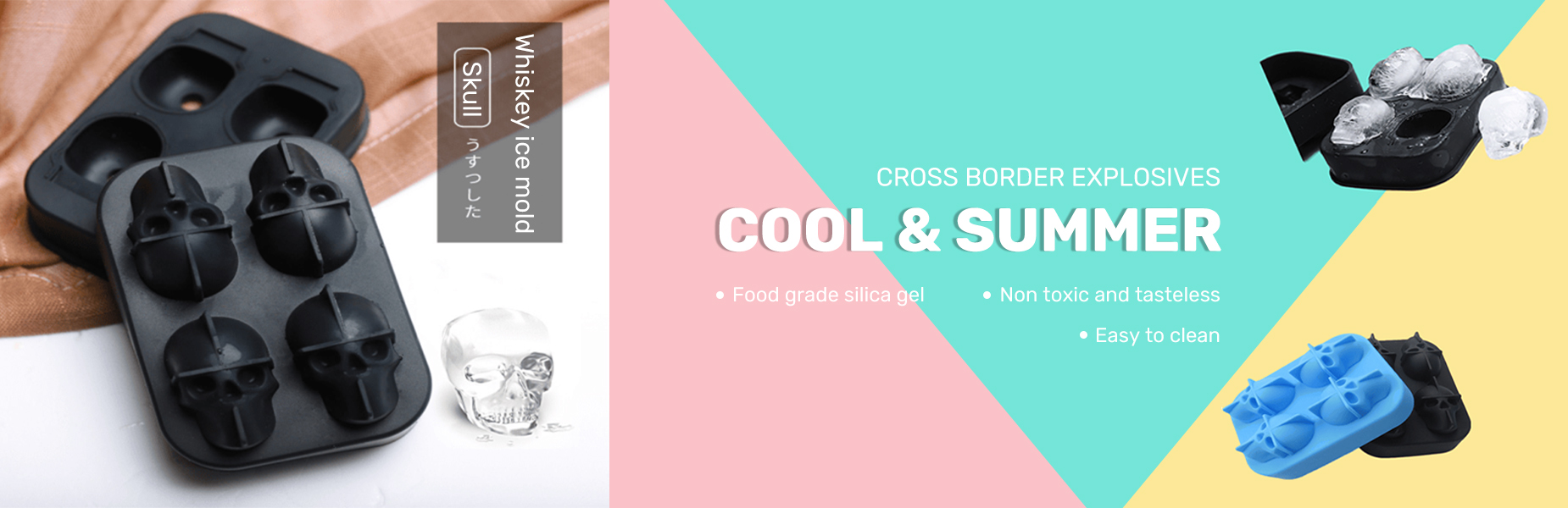 SILICONE ICE BALL MOLDS