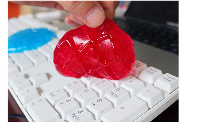 17.5*12cm Colorful Super Clean Slimy Gel Magic Keyboard Cleaning Compound