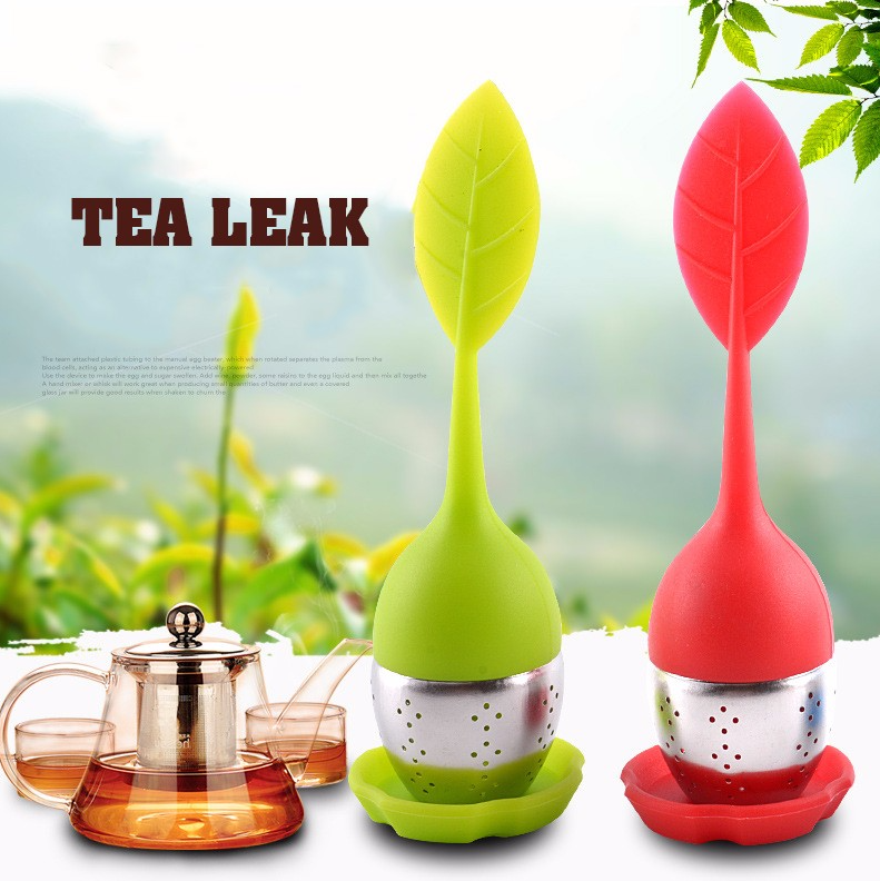 BAP free leaf shape silicone tea infuser | Featured Image