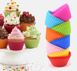 cupcake mold  Fda standard Silicone muffin cupcake molds 12pcs/sets